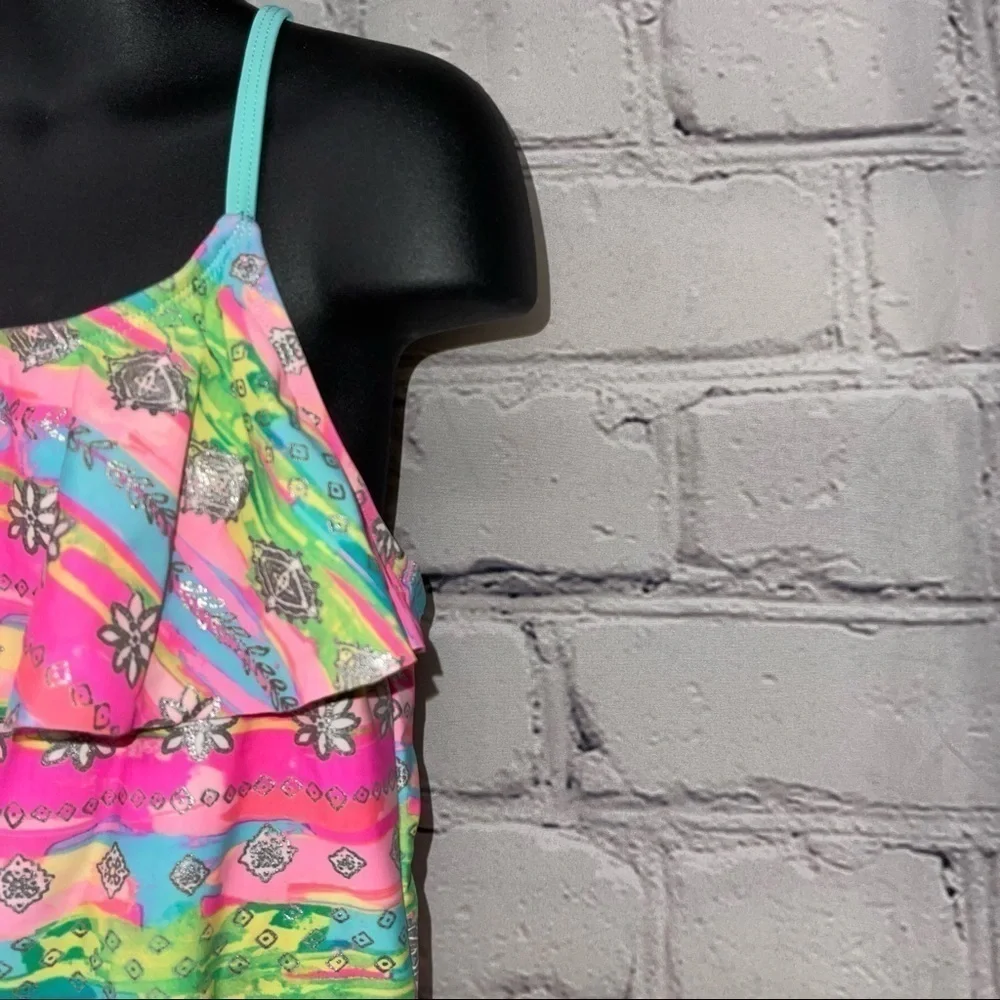 Breaking waves swimsuit youth size 12